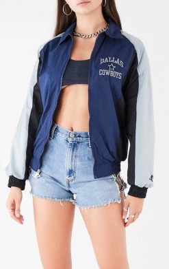 FURST OF A KIND VINTAGE NFL VINTAGE ZIP UP WINDBREAKER JACKET