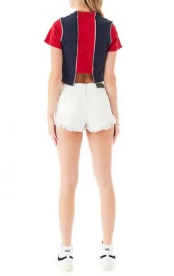 FURST OF A KIND VINTAGE SPLICED CROPPED TEE SALE