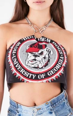 FURST OF A KIND VINTAGE CHAINS VINTAGE CHAIN HALTER TOP