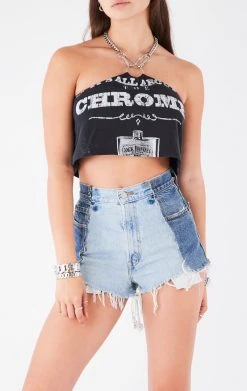 FURST OF A KIND VINTAGE CHAINS VINTAGE CHAIN HALTER TOP