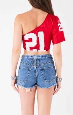 FURST OF A KIND VINTAGE ONE SHOULDER NFL JERSEY