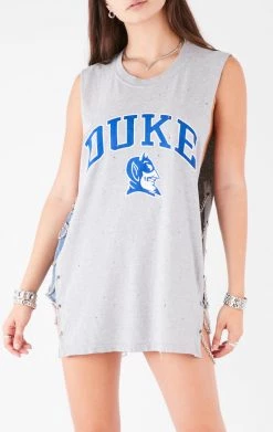 FURST OF A KIND VINTAGE CHAINS VINTAGE CHAIN SIDE SLEEVELESS TEE