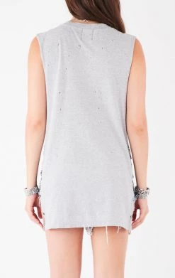 FURST OF A KIND VINTAGE CHAINS VINTAGE CHAIN SIDE SLEEVELESS TEE