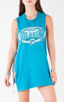 FURST OF A KIND VINTAGE CHAINS VINTAGE CHAIN SIDE SLEEVELESS TEE