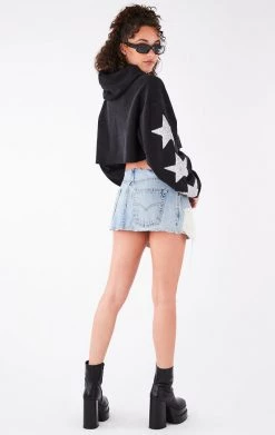 FURST OF A KIND VINTAGE STAR PATCH CROPPED HOODIE VINTAGE SPORTS 7 FURST OF A KIND VINTAGE STAR PATCH CROPPED HOODIE VINTAGE SPORTS