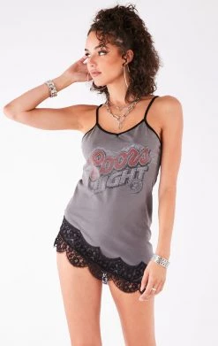 FURST OF A KIND VINTAGE LACE TRIM DRESS VINTAGE DRINKS