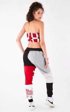 FURST OF A KIND VINTAGE NFL VINTAGE SPLICED PATCHWORK SWEATPANTS 9 FURST OF A KIND VINTAGE NFL VINTAGE SPLICED PATCHWORK SWEATPANTS