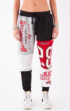 FURST OF A KIND VINTAGE NFL VINTAGE SPLICED PATCHWORK SWEATPANTS 8 FURST OF A KIND VINTAGE NFL VINTAGE SPLICED PATCHWORK SWEATPANTS