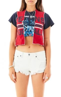 FURST OF A KIND VINTAGE SPLICED CROPPED TEE