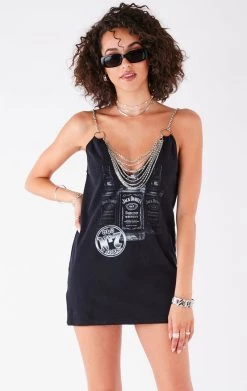 FURST OF A KIND FESTIVAL VINTAGE DRAPED CHAIN DRESS