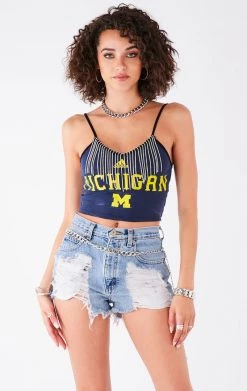 FURST OF A KIND VINTAGE RHINESTONE FRINGE TANK