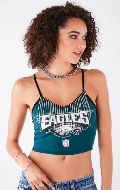 FURST OF A KIND VINTAGE RHINESTONE FRINGE TANK