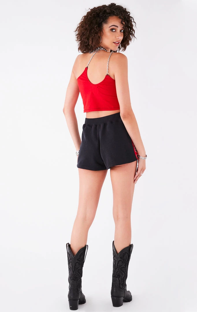 FURST OF A KIND VINTAGE ONE SHOULDER DOUBLE CHAIN SHORT SET VINTAGE CHAINS 5 FURST OF A KIND VINTAGE ONE SHOULDER DOUBLE CHAIN SHORT SET VINTAGE CHAINS