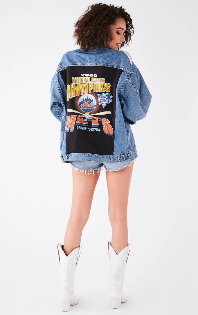 FURST OF A KIND VINTAGE GRAPHIC BACK INSERT DENIM JACKET 4 FURST OF A KIND VINTAGE GRAPHIC BACK INSERT DENIM JACKET