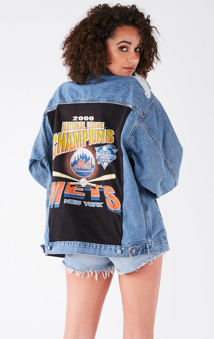 FURST OF A KIND VINTAGE GRAPHIC BACK INSERT DENIM JACKET 3 FURST OF A KIND VINTAGE GRAPHIC BACK INSERT DENIM JACKET