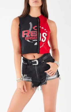 FURST OF A KIND VINTAGE SPLICED CHAIN SLEEVELESS TEE