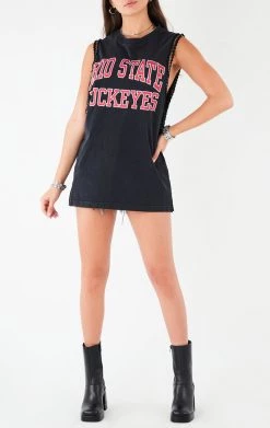 FURST OF A KIND VINTAGE CHAIN TRIM SLEEVELESS TEE