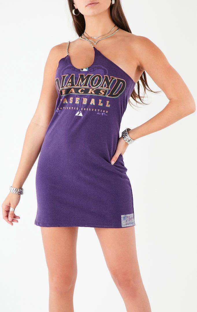 FURST OF A KIND VINTAGE CHAINS VINTAGE ONE SHOULDER DOUBLE CHAIN STRAP DRESS 3 FURST OF A KIND VINTAGE CHAINS VINTAGE ONE SHOULDER DOUBLE CHAIN STRAP DRESS