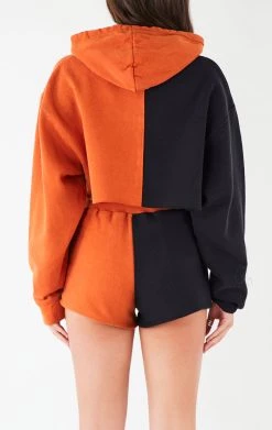 FURST OF A KIND VINTAGE SPLICED HOODIE AND SHORT SET