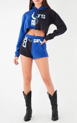 FURST OF A KIND VINTAGE SPLICED HOODIE AND SHORT SET