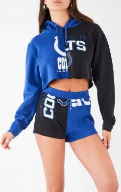 FURST OF A KIND VINTAGE SPLICED HOODIE AND SHORT SET