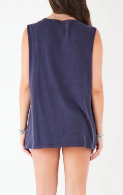 FURST OF A KIND VINTAGE DEEP V CHAIN SLEEVELESS TEE VINTAGE CHAINS