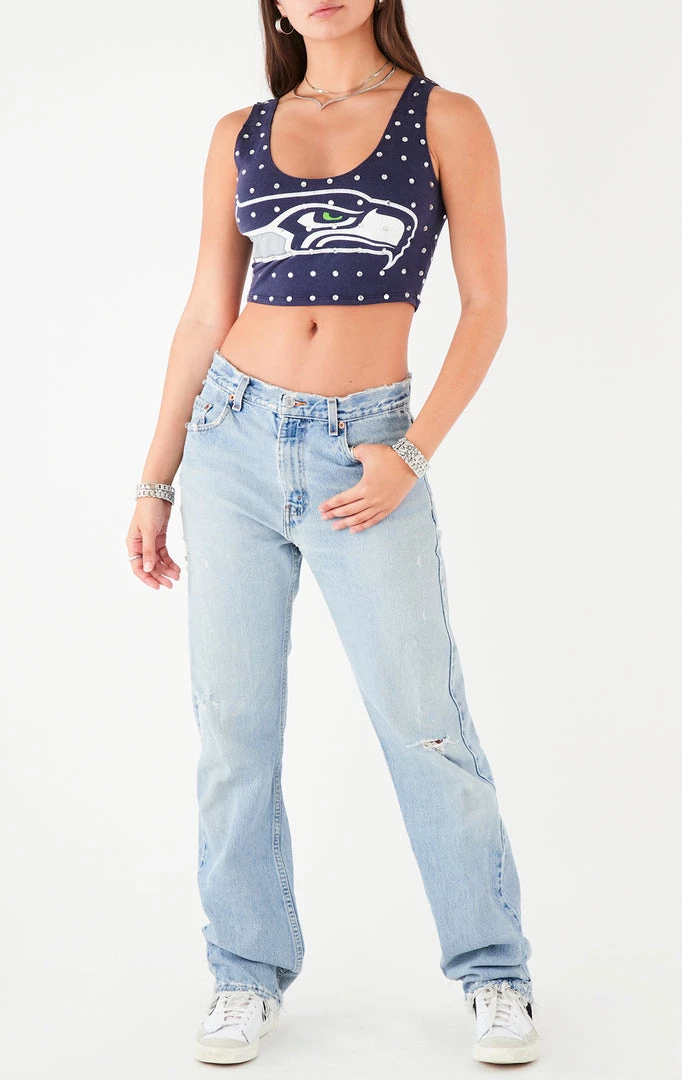 FURST OF A KIND VINTAGE ALLOVER RHINESTONE TANK 3 FURST OF A KIND VINTAGE ALLOVER RHINESTONE TANK