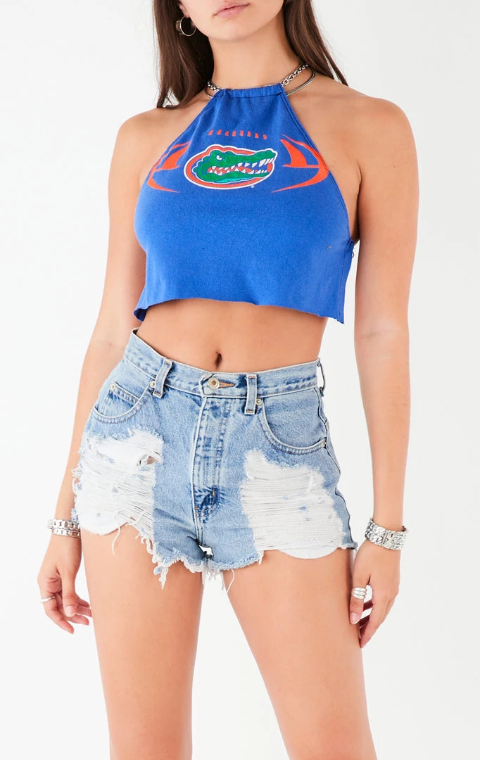 FURST OF A KIND VINTAGE HALTER NECK WATERFALL CHAIN BACK TOP VINTAGE CHAINS 3 FURST OF A KIND VINTAGE HALTER NECK WATERFALL CHAIN BACK TOP VINTAGE CHAINS