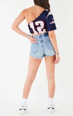 FURST OF A KIND VINTAGE NFL VINTAGE ONE SHOULDER NFL JERSEY