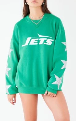 FURST OF A KIND VINTAGE SILVER STAR PATCH SWEATSHIRT