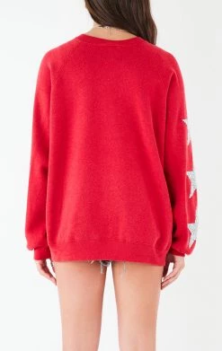 FURST OF A KIND VINTAGE SILVER STAR PATCH SWEATSHIRT