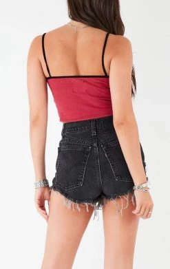 FURST OF A KIND VINTAGE RHINESTONE FRINGE TANK