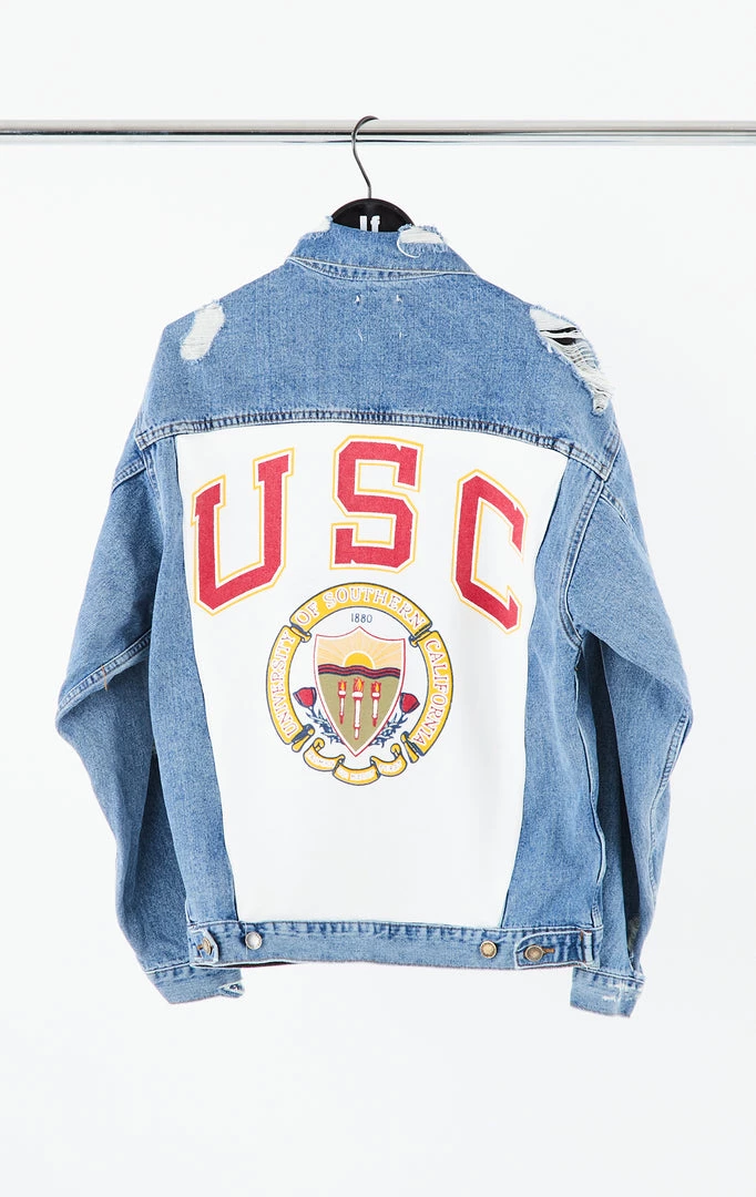 FURST OF A KIND VINTAGE GRAPHIC BACK INSERT DENIM JACKET VINTAGE DENIM JACKETS 3 FURST OF A KIND VINTAGE GRAPHIC BACK INSERT DENIM JACKET VINTAGE DENIM JACKETS