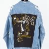 FURST OF A KIND VINTAGE DENIM JACKETS VINTAGE GRAPHIC BACK INSERT DENIM JACKET