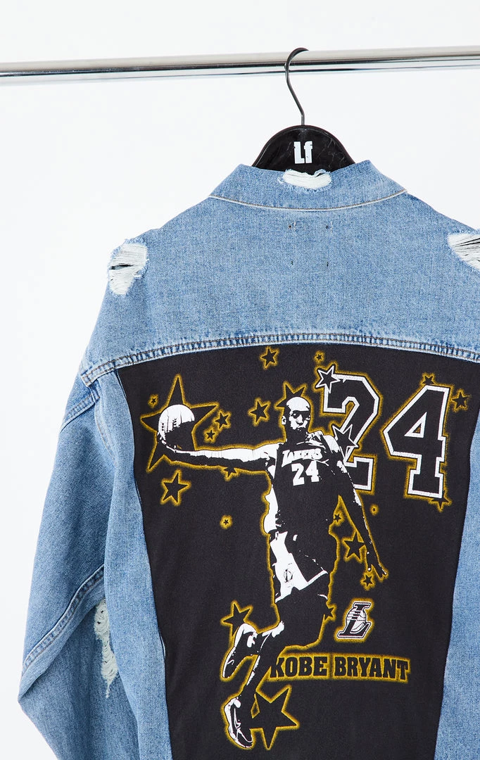 FURST OF A KIND VINTAGE DENIM JACKETS VINTAGE GRAPHIC BACK INSERT DENIM JACKET 4 FURST OF A KIND VINTAGE DENIM JACKETS VINTAGE GRAPHIC BACK INSERT DENIM JACKET