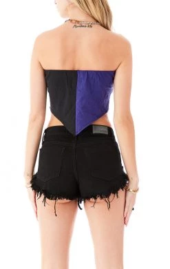 FURST OF A KIND VINTAGE SPLICED HANDKERCHIEF TUBE TOP SALE