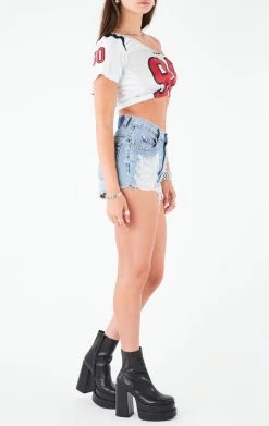 FURST OF A KIND VINTAGE NFL VINTAGE ONE SHOULDER NFL JERSEY