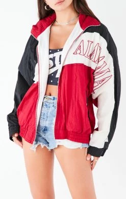 FURST OF A KIND VINTAGE ZIP UP WINDBREAKER JACKET VINTAGE COLLEGE