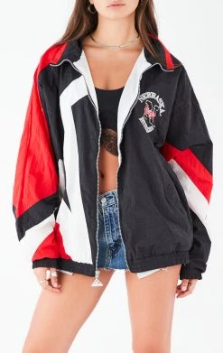 FURST OF A KIND VINTAGE COLLEGE VINTAGE ZIP UP WINDBREAKER JACKET