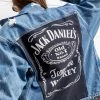 FURST OF A KIND VINTAGE GRAPHIC BACK INSERT DENIM JACKET VINTAGE DRINKS
