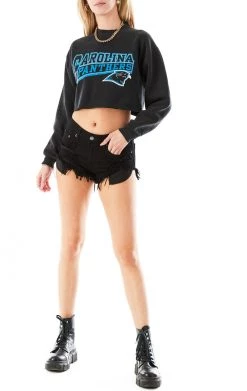 FURST OF A KIND VINTAGE LACE UP BACK SWEATSHIRT