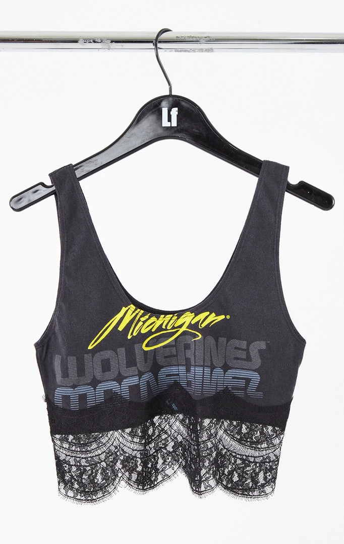 FURST OF A KIND VINTAGE LACE TRIM TANK VINTAGE COLLEGE 4 FURST OF A KIND VINTAGE LACE TRIM TANK VINTAGE COLLEGE