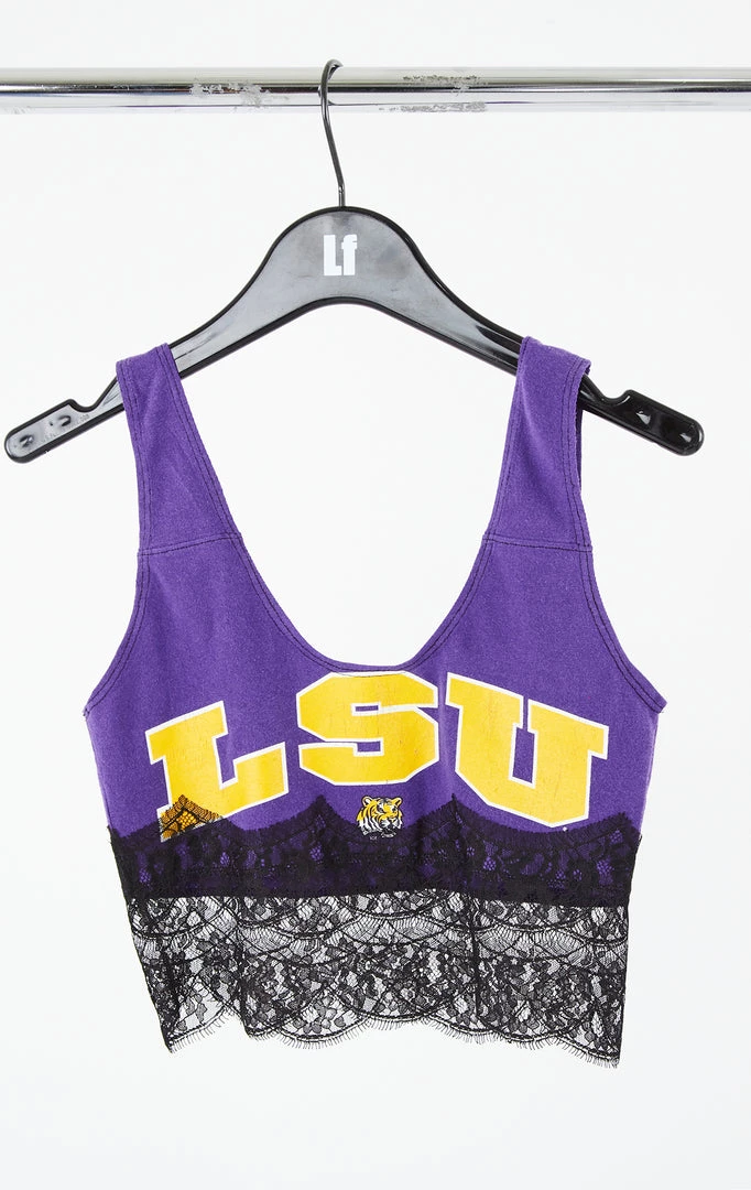 FURST OF A KIND VINTAGE LACE TRIM TANK VINTAGE COLLEGE 8 FURST OF A KIND VINTAGE LACE TRIM TANK VINTAGE COLLEGE