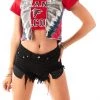 FURST OF A KIND VINTAGE SPLICED CROPPED TEE