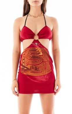 FURST OF A KIND VINTAGE CUT OUT HALTER DRESS VINTAGE DRESSES