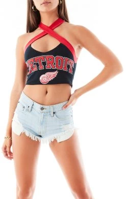 FURST OF A KIND VINTAGE CRISS CROSS STRAP TANK TOP