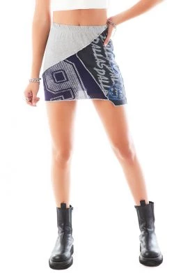 FURST OF A KIND VINTAGE SPLICED JERSEY SKIRT SALE