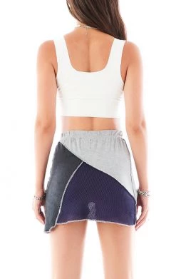 FURST OF A KIND VINTAGE SPLICED JERSEY SKIRT SALE