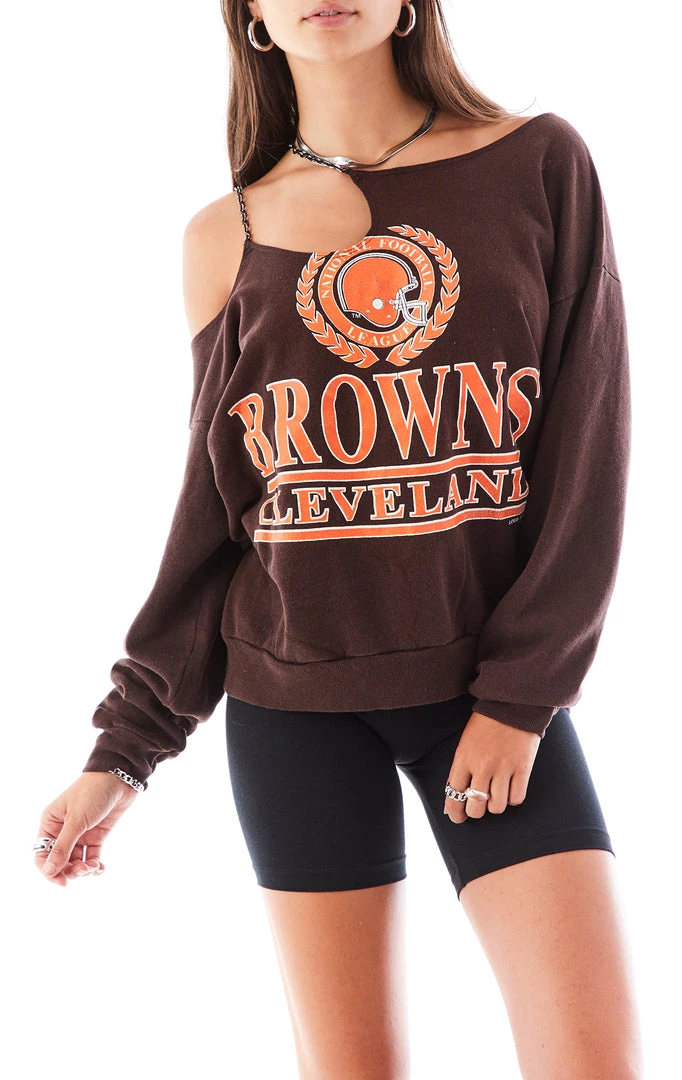 FURST OF A KIND SALE VINTAGE ONE SHOULDER DOUBLE CHAIN SWEATSHIRT 3 FURST OF A KIND SALE VINTAGE ONE SHOULDER DOUBLE CHAIN SWEATSHIRT