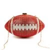 LOVE, MAR RHINESTONE FOOTBALL PURSE VINTAGE NFL
